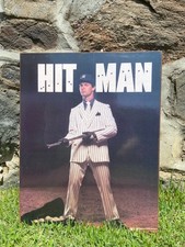 Vintage Don Mattingly HIT MAN Large 16x20 Wooden Glossy Print Poster Yankees