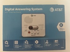 AT T 1740 Digital Answering System With Time and Day Stamp - White New In Box