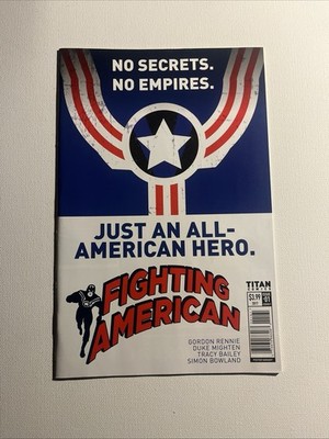 Fighting American (Titan, 2nd Series) #1 CVR F Poster Variant comic book