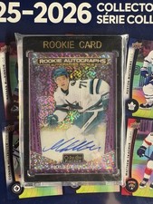 O-Pee-Chee Platinum Celebrini Pixels Auto /65 Mint!!