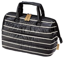 Skater Insulated Lunch Bag, Large, Retro French, Black, KGA2SF