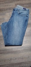 Ben Silver Charleston Blue Jeans 42x32 USA Made Straight Leg Light Wash Classic