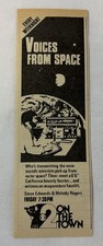 Publicité TV KNXT 1982 ~ Sur la ville VOIX DE L'ESPACE