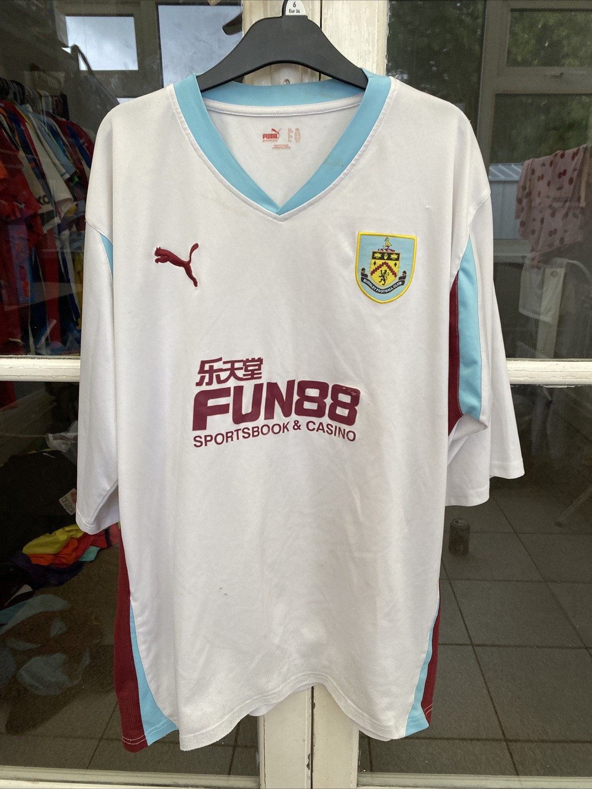 Burnley 2010-11 Away Football Shirt Puma XXXXL