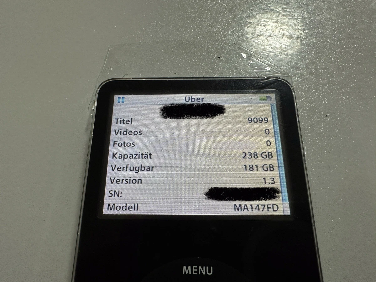 Apple Ipod Classic 5 Generation 256Gb SSD / neuer Akku