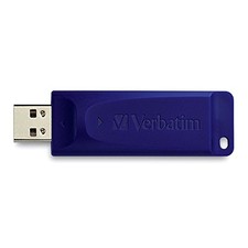 Verbatim 98658 64GB USB Flash Drive, Blue