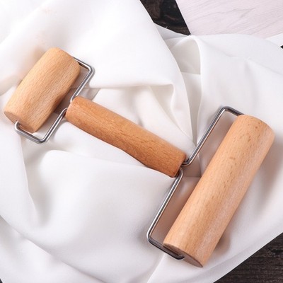 T Shape Wooden Rolling Pin Baking Cooking Tool Roller for Pasta Cookies Pizza