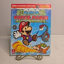 SUPER PAPER MARIO ~ Prima Games Authorized Game Strategy Guide @ 2007