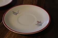 Only One Vintage Crown Devon Stockholm Fieldings "Leaping Deer" 14.4cm Saucer