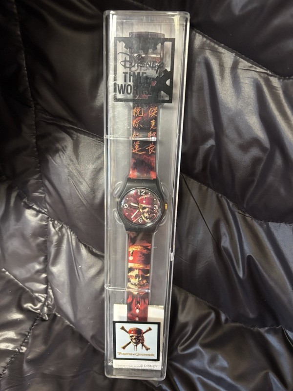 Disney Pirates of the Caribbean Watch Time Works - Untested