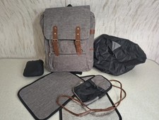 Wanderrucksack Rucksack Set grau meliert neu ...