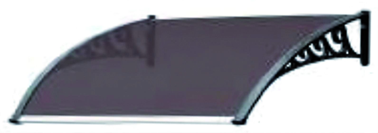 Pensilina In Policarbonato Mod. Alveolare Marrone Cm. 100x120  Casalinghi 