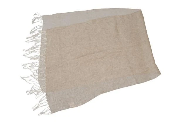 Papas Linen Fringe Stole(K-157995) - Image 2 of 4