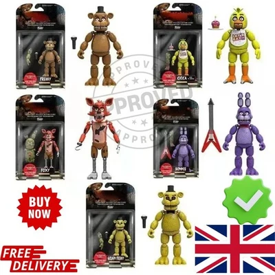 New FNAF FIVE NIGHTS AT FREDDY'S Springtrap SET Articulated Action Figures