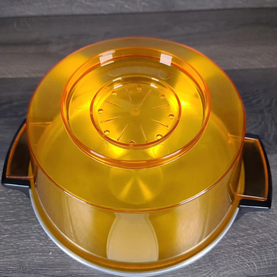 Joe Namath Hamilton Beach  Butter-Up Popcorn Maker Yellow Base Model 507 Works - Image 4 of 4