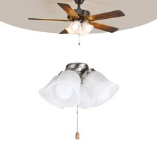 VEVOR Ceiling Fan Light Kit Four-Light 3000K 750lm with Pull Chain for Bedroom