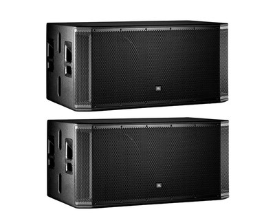 2x JBL SRX828SP Dual 18'' 2000 W Powered Subwoofer Pair Active Sub PROAUDIOSTAR