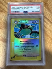 Pokemon Expedition Reverse Holo Foil Pidgeotto 88/165 PSA 9 Cracked