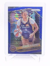 2025 Panini WNBA Prizm Blue Pulsar /199 Derica Hemby No. 39 Los Angeles Sparks