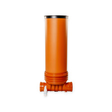 Kontrollschacht DN400/160 GM komplett SET Deckel KG Rohr Drainage Schachtboden