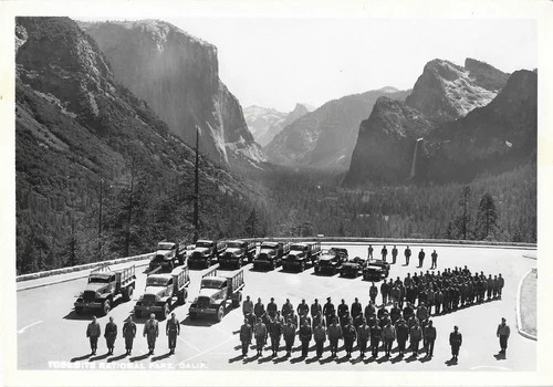 WW2 Photos (13) Ansel Adams 426th Signal Battalion training at Yosemite 1943