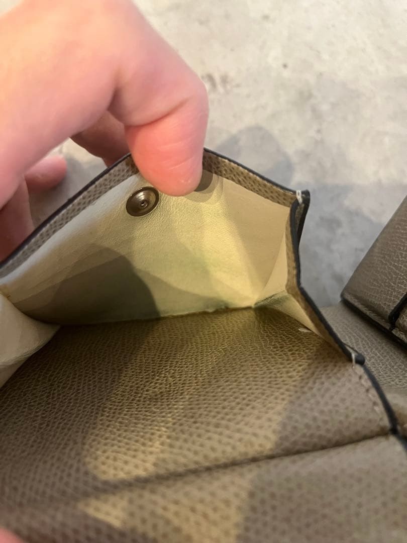Valextra Beige Wallet Basic Card Holder Compact B… - image 8