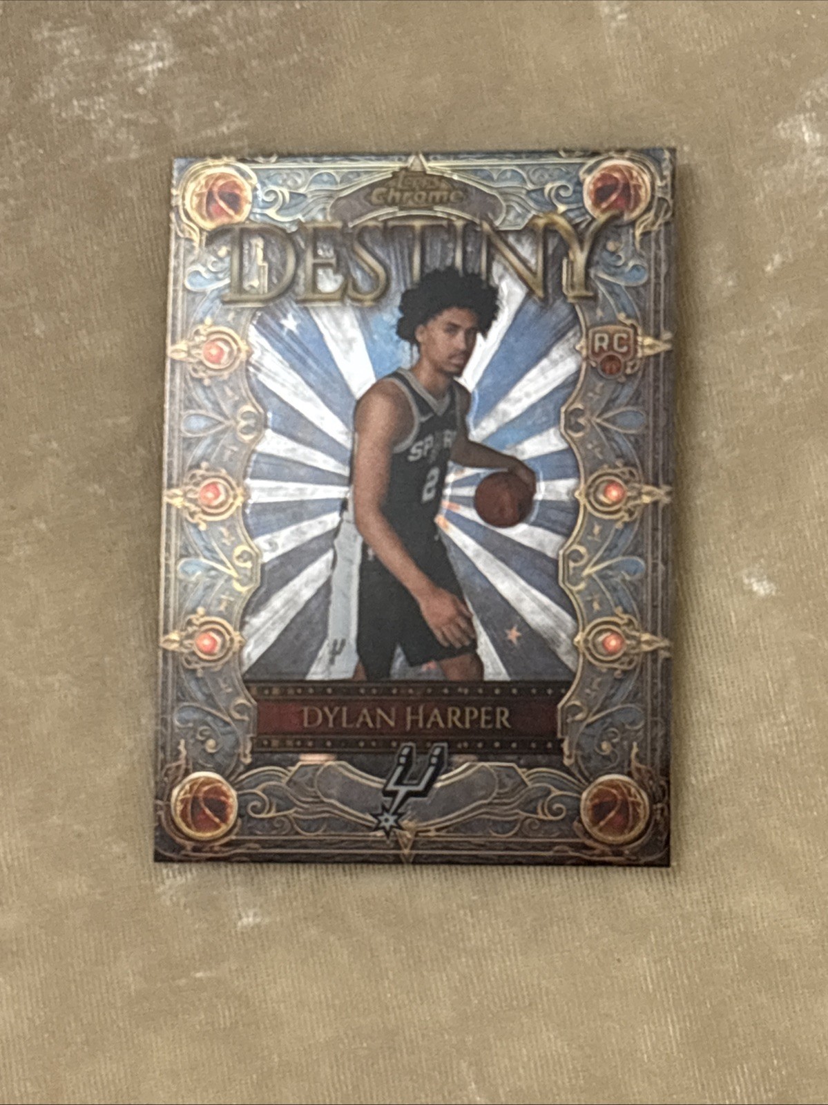 2025-26 Topps Chrome Basketball Dylan Harper Destiny RC #D-2 Spurs