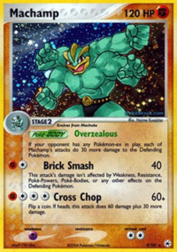 Machamp - 9/101 - Holo Rare - Near Mint - EX Hidden Legends