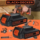 2 Pack 20V Lithium-ion 1.5Ah Battery for BLACK DECKER 20 Volt LBXR20 LBX20 LB20