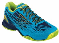 Wilson Kaos Tennis Shoe Trainer Navy Blue Lime , Free Uk Tracked Postage Wilson Kaos Tennis Shoe Trainer Navy Blue Lime , Free Uk Tracked Postage