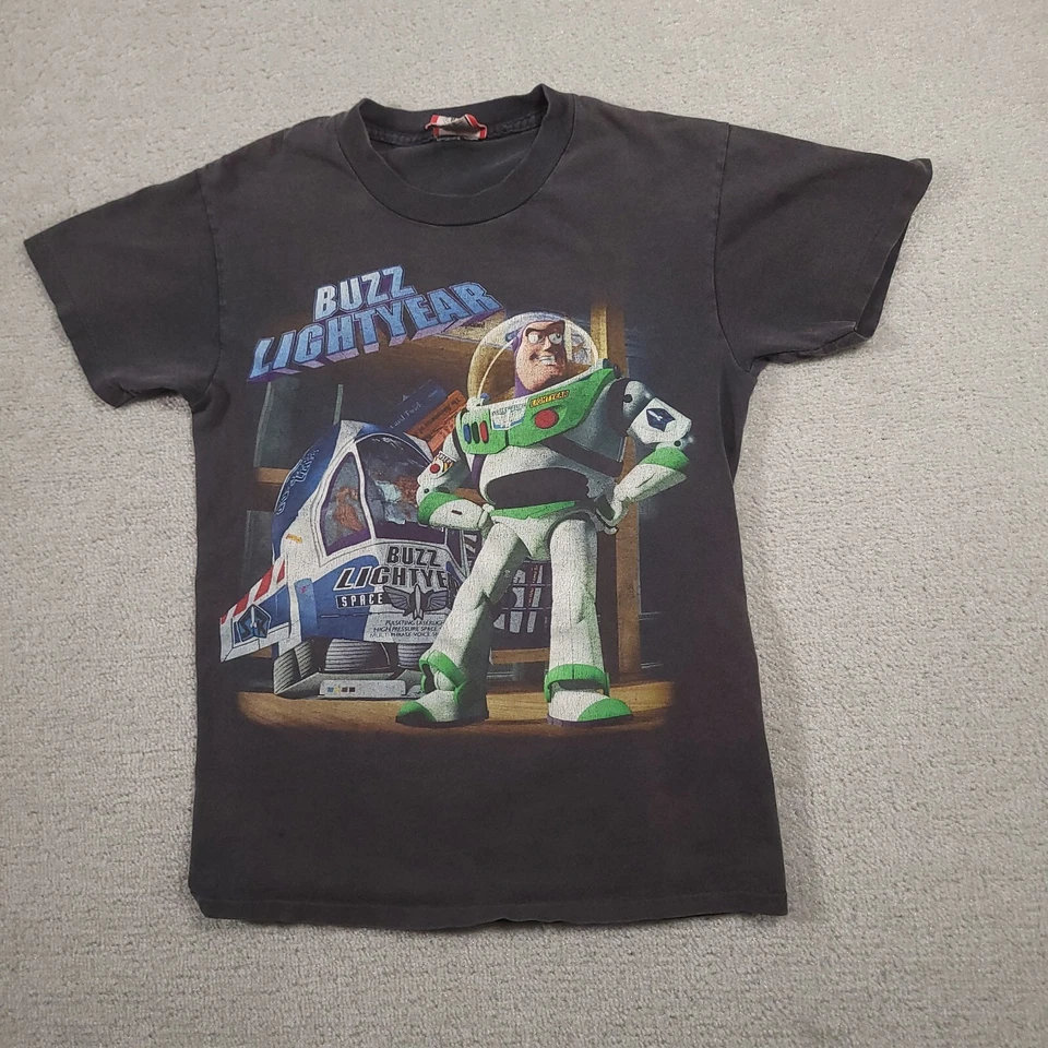 Camiseta De Colección Años 90 Toy Story Pixar Buzz Lightyear Película Promo Disney Hecha en EE. UU. Foto 2 de 4