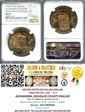 1958 MN HK 520 - SC$1 - R 3 - ALEXANDRIA, DOUGLAS CTY - NGC MS 63 - Lot #TT 3397