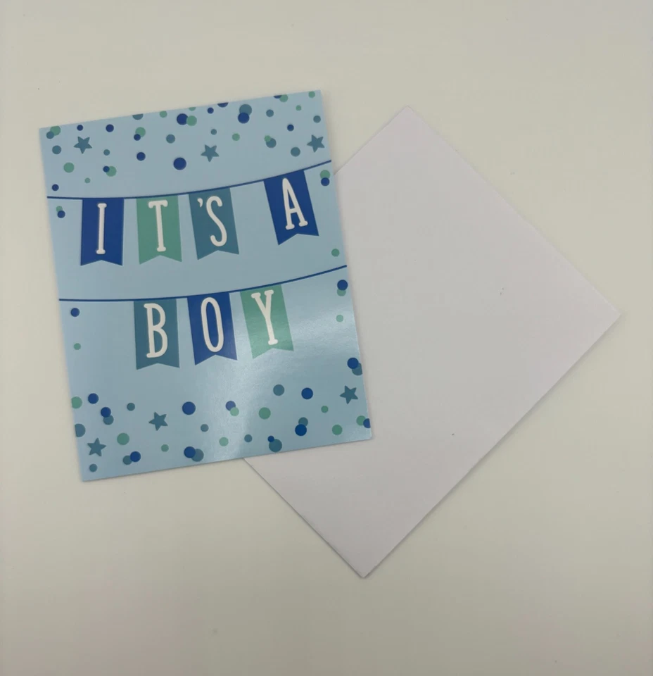 It’s a Boy Baby Shower Blue Invitations Fill in Cards - 8 count - Image 2 of 4