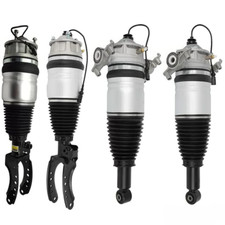 4 piezas puntales de suspensión neumática delanteros y traseros aptos para Porsche Cayenne II 92A 958 2011-2018
