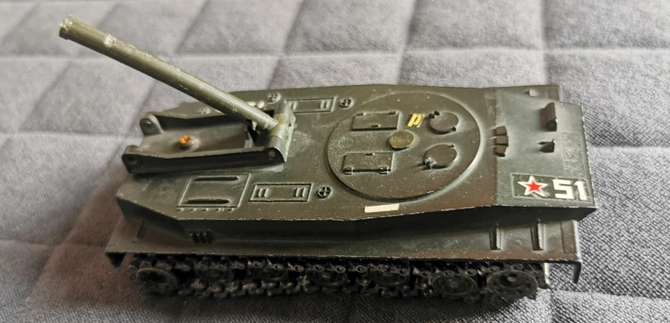 Carro Armato SOLIDO - TANK PT 76 "Anfibio" URSS - Réf. 207 - 9/62. - Immagine 2 di 4