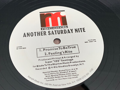 ANOTHER SATURDAY NITE-Promise To Be True+3 SUPERRARE USA 12''VINYL IZE MAW K5628S