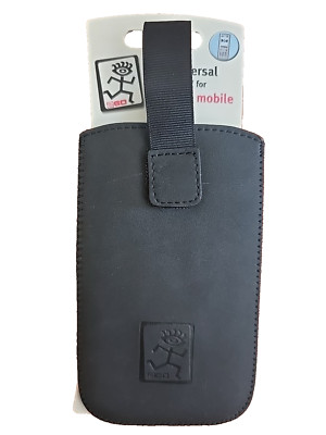 2GO Universal Handyhülle, Handytasche, Klettverschluss, schwarz 75x130mm, 794296