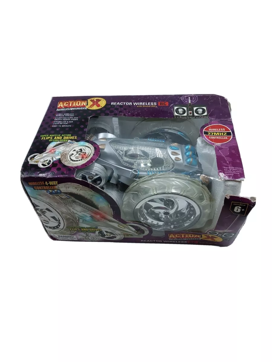Action X Wireless Wonders Reactor Wireless RC Car with Strobe LEDs remote contro