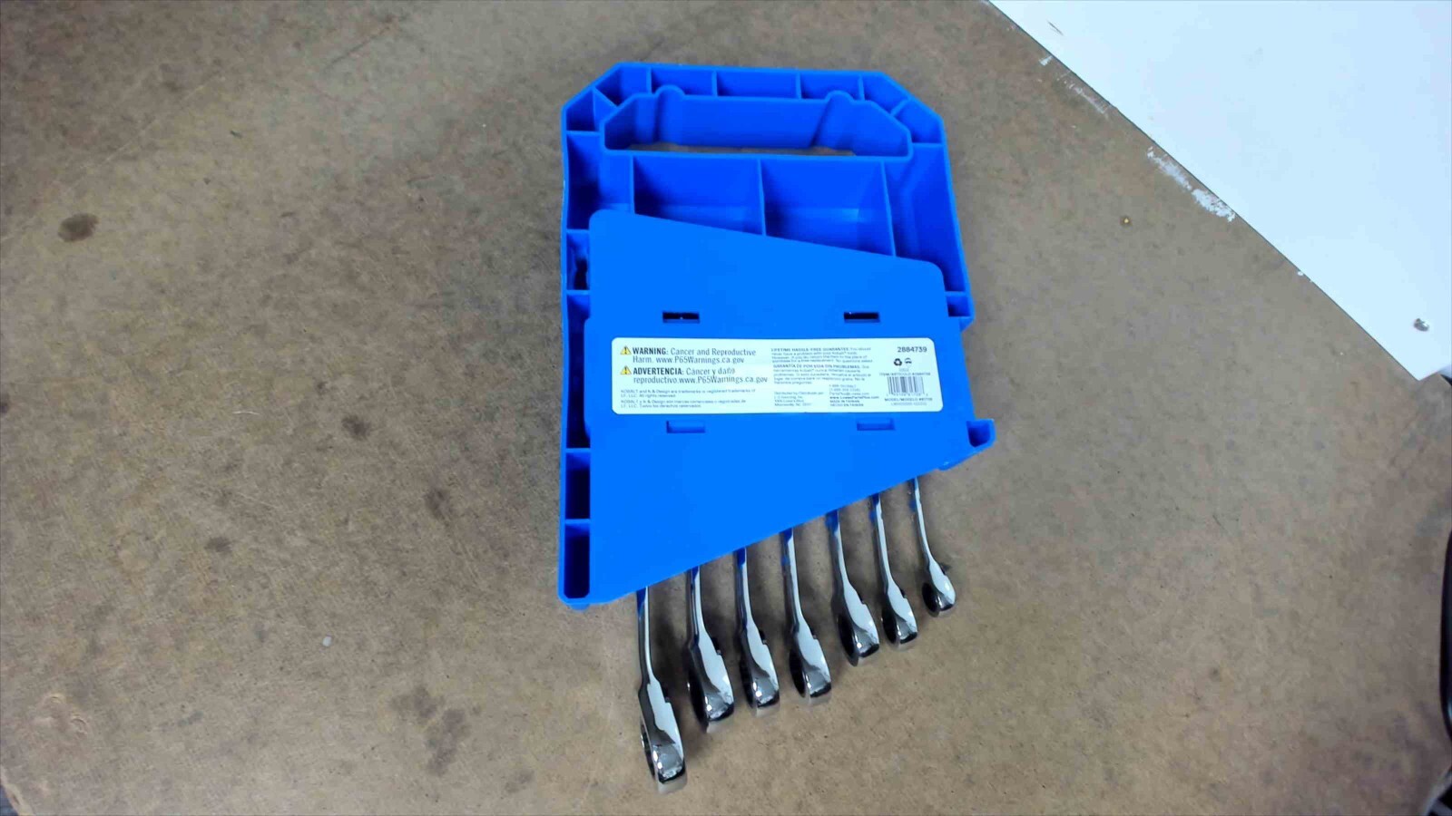 Kobalt 2884739 7PC Pro 90 reverse Ratcheting combination Wrenches set