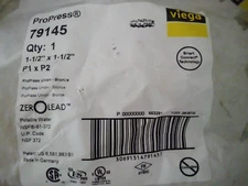 Viega ProPress 79145 union 1-1/2" X 1-1/2” Lead Free Bronze for copper pipe