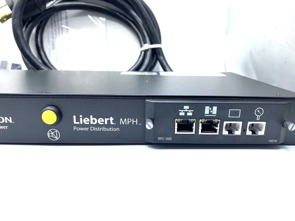 New Emerson Liebert MPH-NBR09AXXD30 Rack-Mountable 9-Outlet Power Distribution - Image 4 of 4