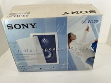 Sony in wall speakers pair of 9-7/8x14-7/8 model SS-WL30 brand new open box