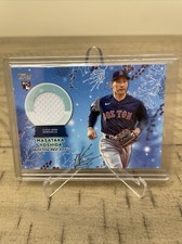 2023 Topps Holiday Relics Blue Metallic /99 Masataka Yoshida #RC-MY Rookie RC