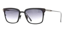 Tom Ford Hayden TF831 02B Matte Black Square Sunglasses Frame 54-20-145