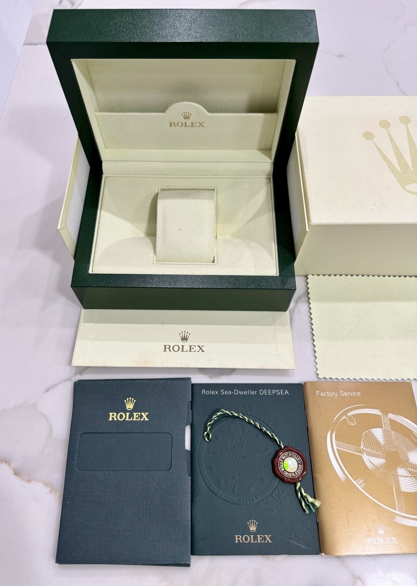Authentic ROLEX Sea Dweller Deep Sea 116660 Watch Box Booklet Tag