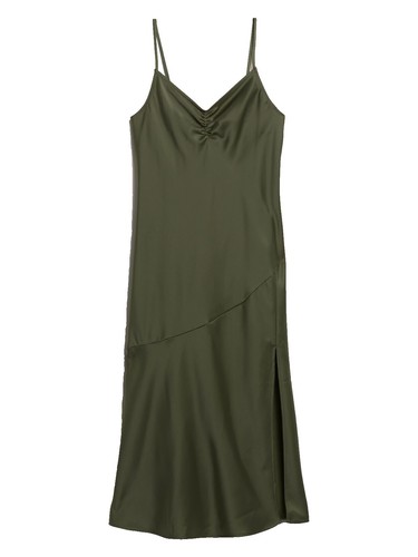 sachin and babi light blue dress Champagne Cascadia Bouquet Bridesmaid Dress Matte Satin Size Xs
