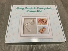Baby Hand and Footprint Frame Kit   Picture Frame with Non-Toxic Clay Newborn
