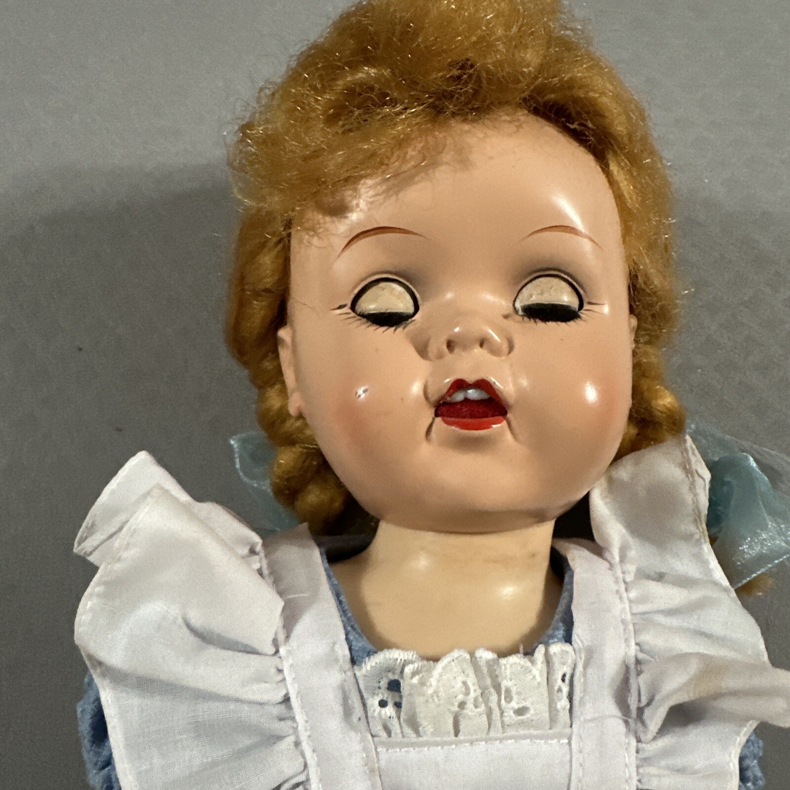 Vintage Ideal 1950's Saucy Walker Doll W16 with Braids READ Parts Or