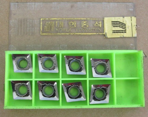 8 PCS KOREA TUNGSTEN INSERT CCGT120408R K10 - Picture 3 of 4
