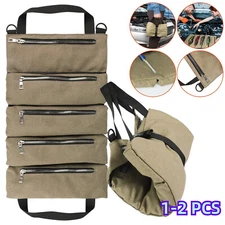 Roll Tool Waterproof Multi-Purpose Tool Roll Up Bag Wrench Pouch Hanging Carrier